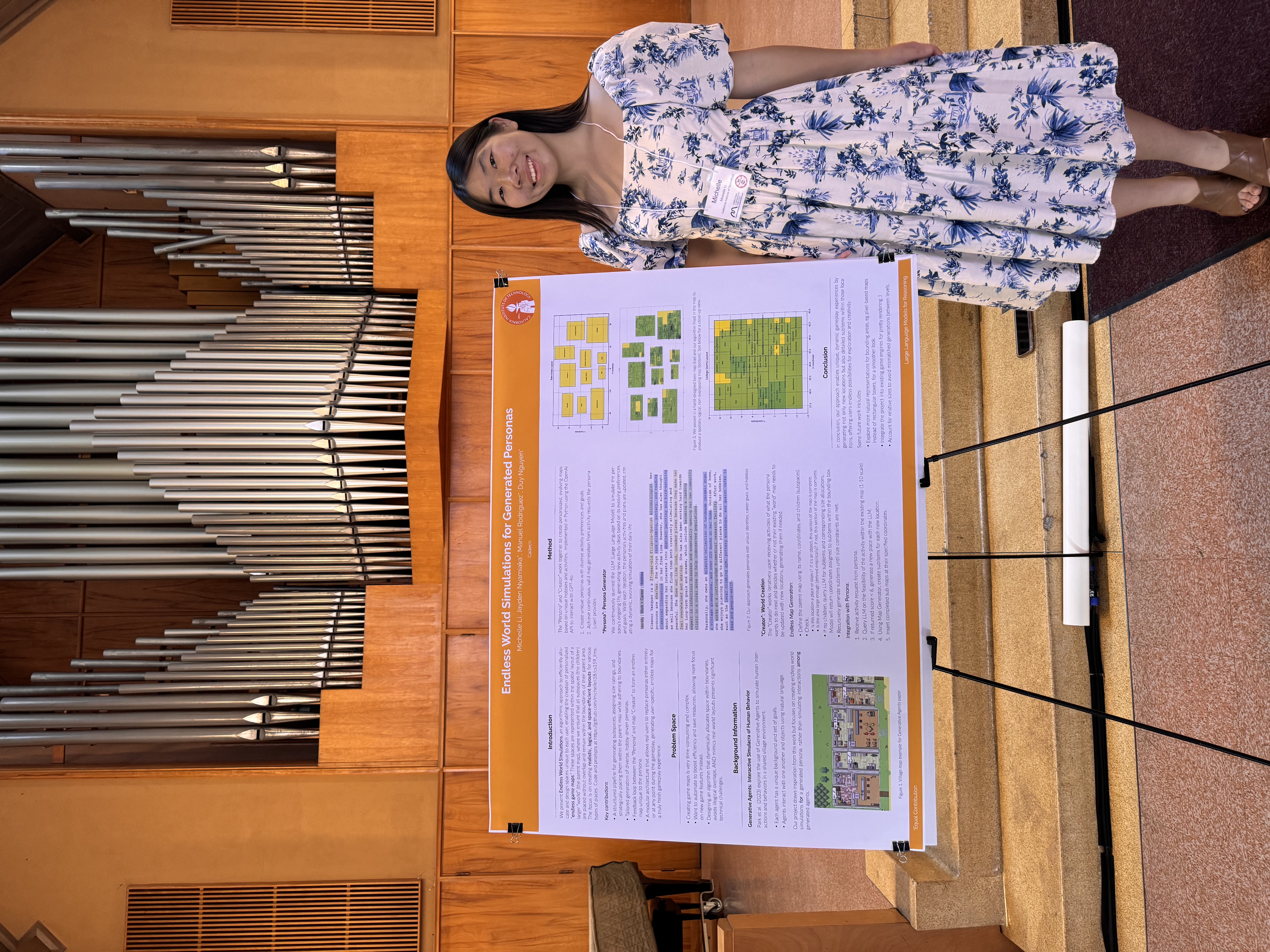 Michelle Li at MMUF Conference 2024